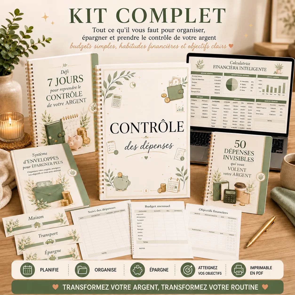 Kit Complet Contrôle de Dépenses