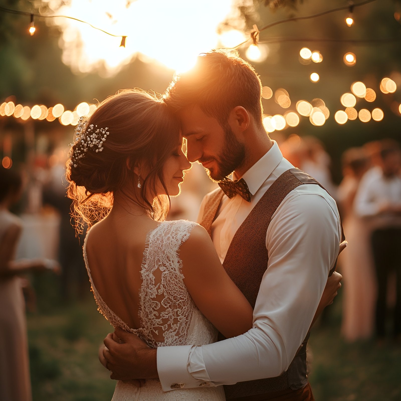 bride-groom-embracing-sunset-wedding-reception.jpg